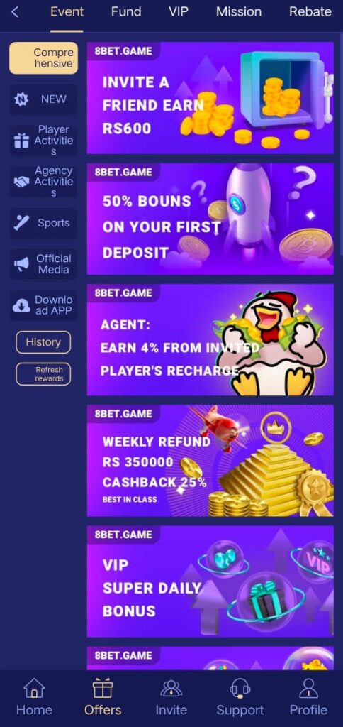 8 Bet Game